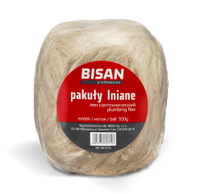 Pakuły lniane  w warkoczach 1000g/1kg (10)-BISAN