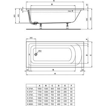 WANNA HOTLINE 170X70 BIAŁA