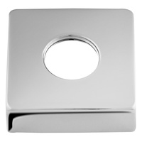 Rozeta do baterii kwadratowa, chrom