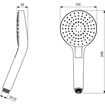IRAIN EVO SŁUCHAWKA 3F ZAOKR.