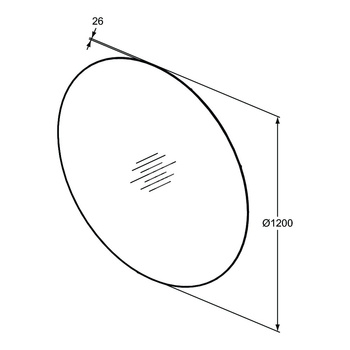 CONCA LUSTRO ZAOKR. 120 AMBIENCE