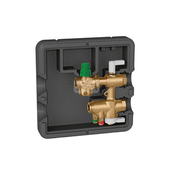 Zestaw przyłączeniowy dla klimakonwektorów ze zwężką Venturiego DN 15 kv= 1,1