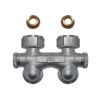 Korpus obejścia HERZ-3000 ze stałym obejściem, figura kątowa, DNG 3/4