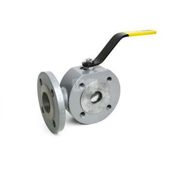 Zawór kulowy trójdrożny EFAR WKHL 16 DN 125 kołnierz x kołnierz x kołnierz