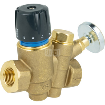 Zawór równoważący z funkcją przegrzewu do cyrkulacji c.w.u. AFRISO ATB 200 mosiądz DN 15