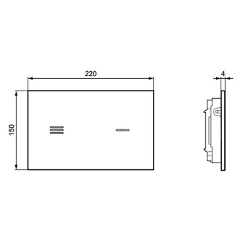 SYMFO NT1 BEZDOTY. PŁYTKA SPŁUK. CZARNY