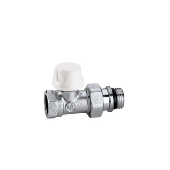 Prosty zawór termostatyczny z nastawą wstępną 1/2"