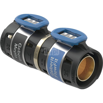 Złączka przejściowa  GEBERIT FlowFit / Mepla, brąz krzemowy bezołowiowy, 32 mm (łącznik zaprasowywany x łącznik zaprasowywany)