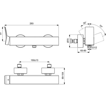CONCA BATERIA NATRYSKOWA EXPSD BR GOLD