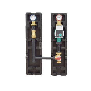 Grupa mieszająco – pompowa D-SMT 250 – DN 25 (1”) z izolacją, z pompą Wilo Yonos Para 25/8