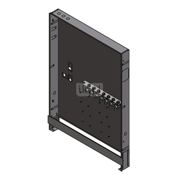 Skrzynka wnękowa 850x910x110, zawiera szyny montażowe