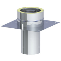 Płyta fundamentowa dla podwyższenia komina fi 130mm (1,0) max. wysokość od podstawy 1,5m