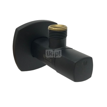 Zawór wodny ARCO VITAQ A80 Lipstick, czarny mat GZ 1/2'' x GZ 1/2''