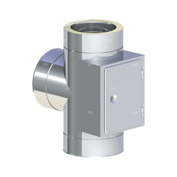 Trójnik 90' z wyczystką 210x140mm fi 150mm (1,0)