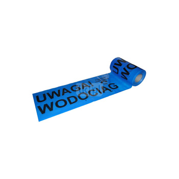 armack Taśma ostrzegawcza niebieska 100 mb UWAGA WODOCIĄG