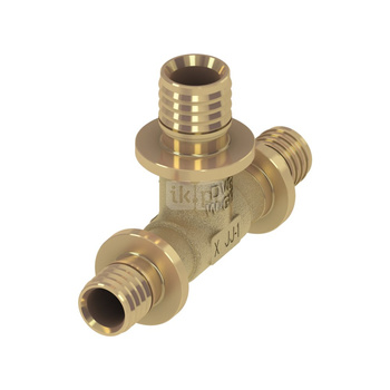 Trójnik TECE flex redukcja 90' mosiądz 40 mm x 32 mm x 40 mm (końcówka wtykowa x końcówka wtykowa x końcówka wtykowa)