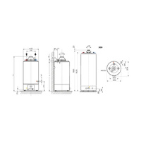 Gazowy pojemnościowy podgrzewacz wody SGA X 160 EE