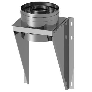 Uchwyt JEREMIAS CLV01 stal nierdzewna fi 350/560 mm (50-150 mm) (mocowanie - Blacha konsoli przesuwalna)