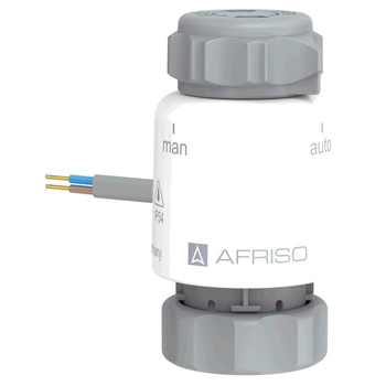 Siłownik termoelektryczny TSA-02 FO, GW M30x1,5 mm, 24 V AC/DC, NC, funkcja sterowania ręcznego