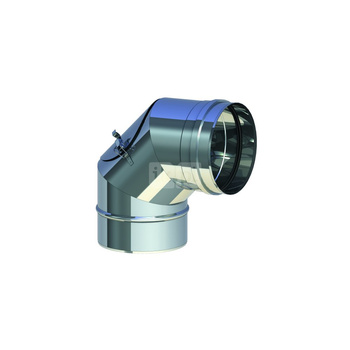 SP Kolano spalinowe z rewizją 87' DN 130