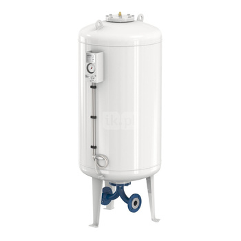 Naczynie wzbiorcze stojące FLAMCO MEIBES Airfix D-E, pojemność 80 l 6-, 16 bar / 120'C fi1 1/2'', kolor biały, do instalacji  C.W.U.