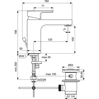 EDGE BAT. UMYWALKOWA Z KORKIEM AUTOMAT.
