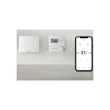 Zestaw regulacyjny dla 1 OG dla kotłów. Pakiet SR 940f + SRT 50/2. Pogodowy regulator internetowy dla 1 obiegu grzewczego z termostatem przewodowym