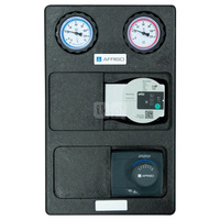 Grupa pompowa AFRISO PrimoTherm K 180-2 DN 25 WP 3-WM-SM GZ x GW 1 1/2'' x 1'', z zaworem mieszającym, z izolacją, z pompą obiegową Wilo Para SC 25/6, z siłownikiem arm 343 proclick