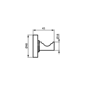 IOM UCHWYT NA PAPIER ZAPASOWY SILK BLACK