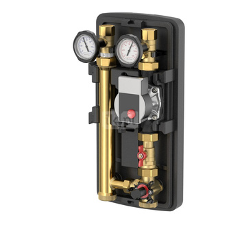 Grupa pompowa FLAMCO MEIBES GZ gazowy walcowy x GW gazowy walcowy 1 1/2 cala (40) x DN 25 Kvs5.7, z izolacją, z zaworem trójdrożnym