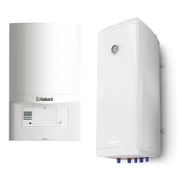 Pakiet - Kocioł gazowy jednofunkcyjny VAILLANT ecoTEC pro VC 186/5-3 kondensacyjny wiszący 5.7 - 20 kW + Czujnik c.w.u. + Zasobnik c.w.uVulcan 120L wiszący