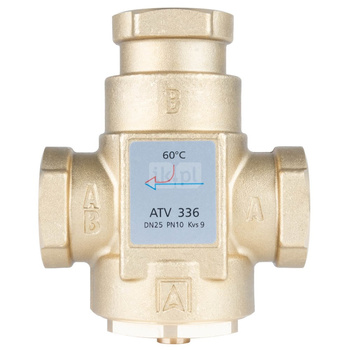 Zawór bezpieczeństwa AFRISO ATV 336 mosiądz GW x GW 1''