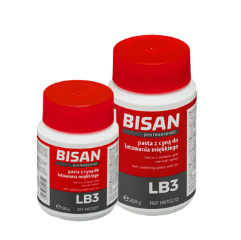Pasta DUŻA do lutu miękkiego 250g LB3 puszka (25)-BISAN