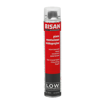 Piana  montażowa  pistoletowa 750ml /niskoprężna/  (12)-BISAN