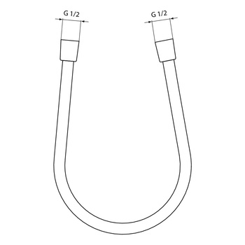 SH Wąż ULTRAFLEX 1750mm Chrom
