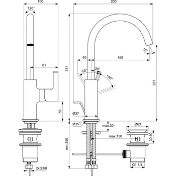 JOY BATERIA UMYWALKOWA WYS. 5L PUW/M CHR