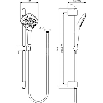 IRAIN EVO JET ZEST. NAT. 3F 600MM ROMB