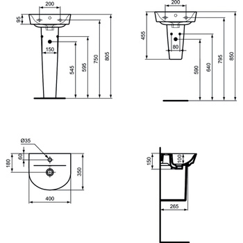 CONNECT AIR UMYWALKA 40X35