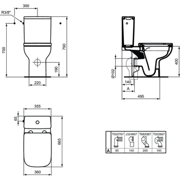 IS I.LIFE A Miska kompaktowa RL+