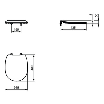 CONNECT DESKA WOLNOOPADAJĄCA THIN