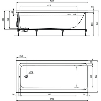 CONNECT AIR WANNA 180X80 Z PANELAMI