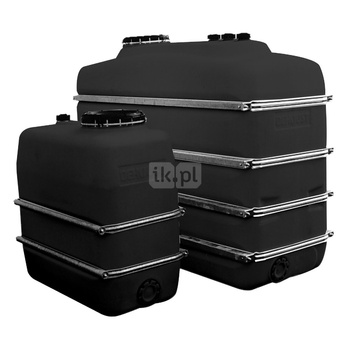 BWT Zbiornik magazynowy czarny z PE 4000 l - [wymagany kołnierz gwint 2" z uszczelką do zbiornika PE]