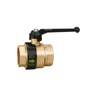 BALLSTOP - Zawór kulowy z wbudowanym zaworem zwrotnym. Z dźwignią ręczną 1 1/4"