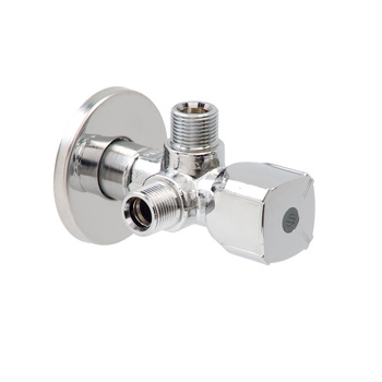 Zawór wodny ARCO VITAQ A80 Twin Mac kątowy antykamienny GZ 1/2'' x GZ 3/8''