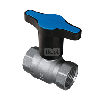 Zawór kulowy HERZ MODUL mosiądz niklowany, PN25 DN 25 GW, uchwyt: motylek