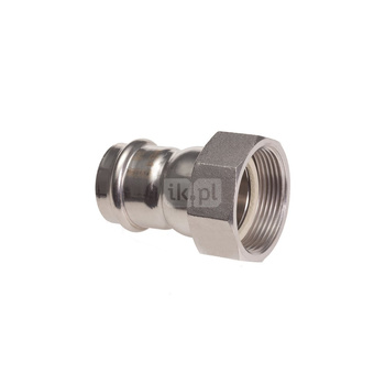 Inox Adapter z Luźną Nakrętką 18 x 3/4"