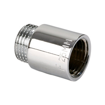 Przedłużka FERRO, mosiądz (chrom), 1/2'' (GZ x GW), 30 mm