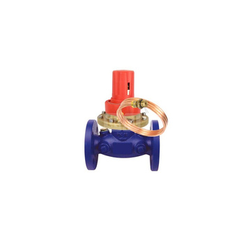 Regulator ciśnienia różnicowego HERZ 4007 F FIX, żeliwo DN 65, zakres przepł. 5…30 kPa