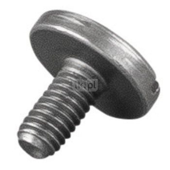 śruba z płaskim łbem