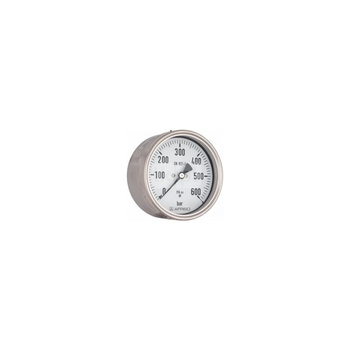 Manometr z rurką Bourdona AFRISO RF chemiczny -1/15 bar ekscentryczne G1/2B fi 160 mm, kl. 1,0%